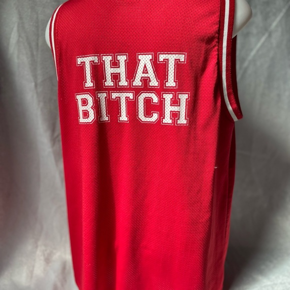 Blank NYC Other - Red Sleeveless Jersey with Number 3